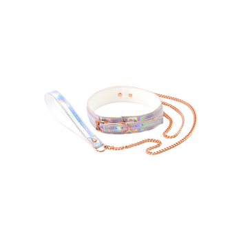 Holografische halsband met ketting (Multi color)